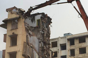 成都建筑物拆除工業學院拆除對面1200平的廠房拆除