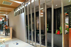 成都錦江區(qū)春熙路群光商場(chǎng)拆除搭建圍擋20191015