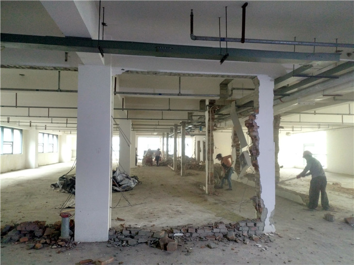 成都曹家巷恒大售樓部拆除清運記錄11.01日